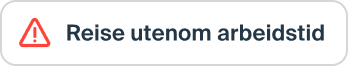 Infobric Fleet Reise utgenom arbeidstid icon