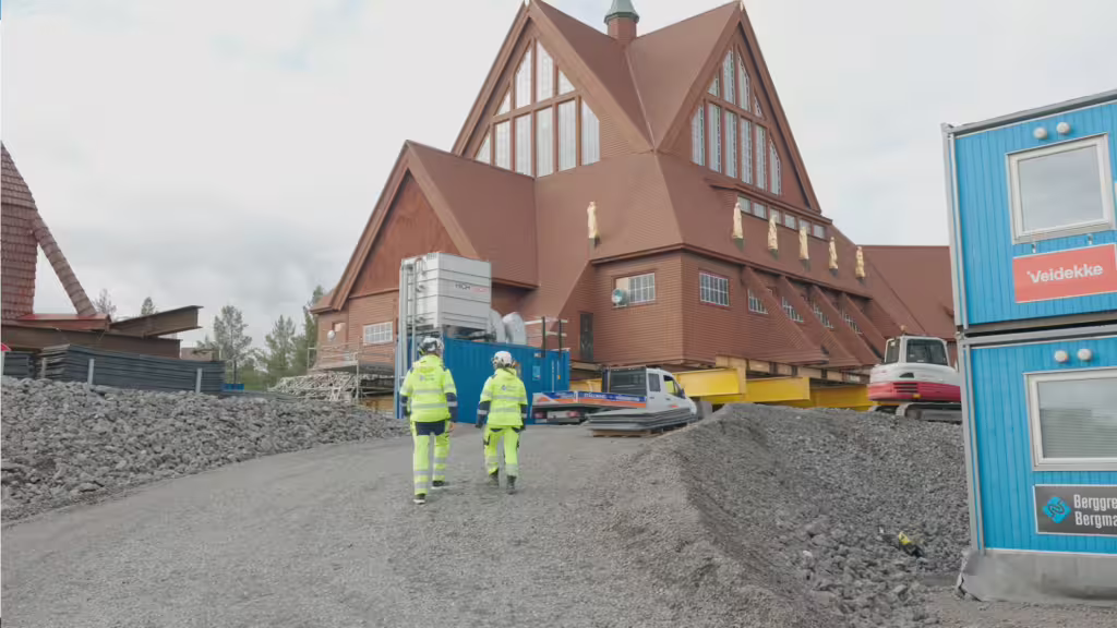 Flytt av Kiruna kyrka 2025